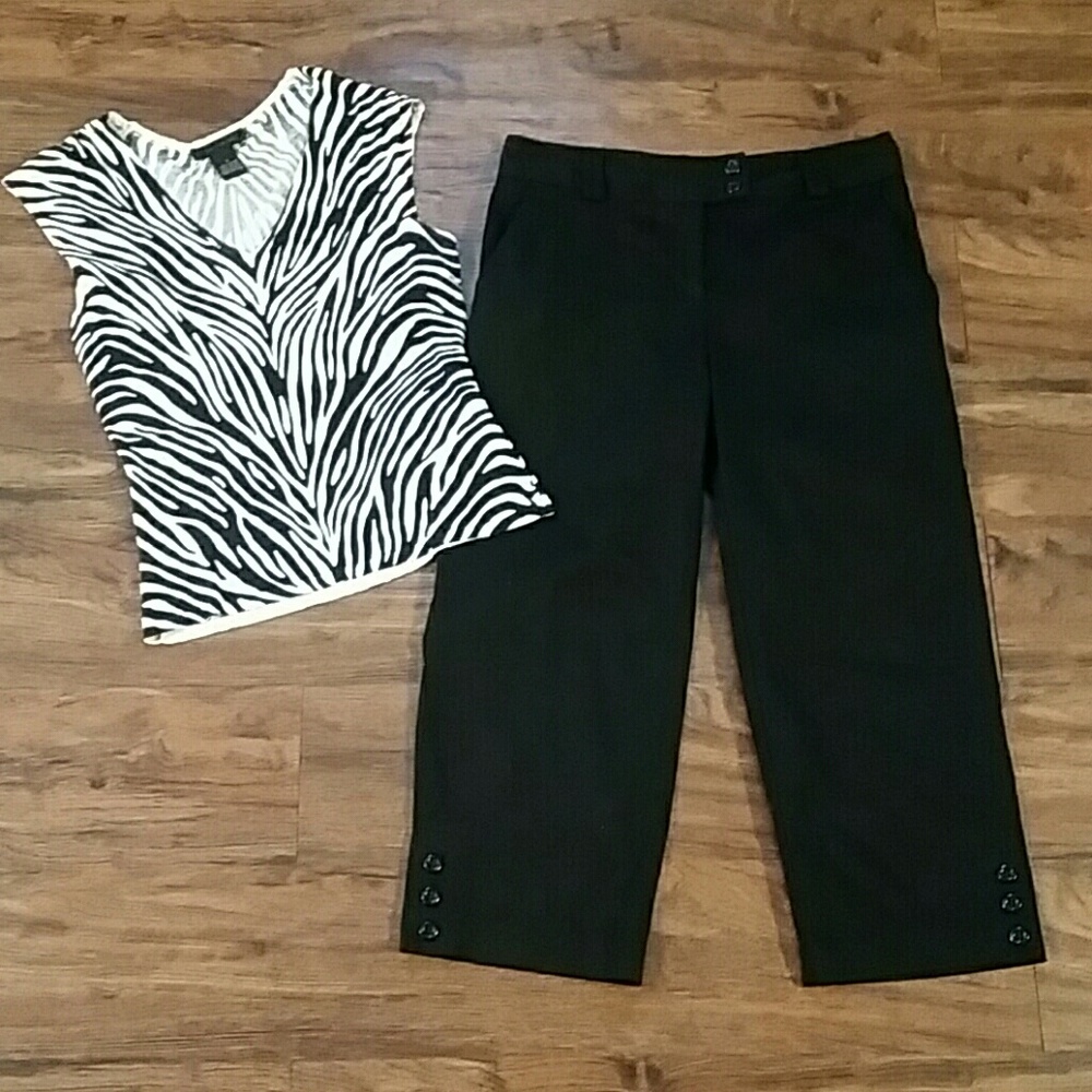 Black Capri Pants